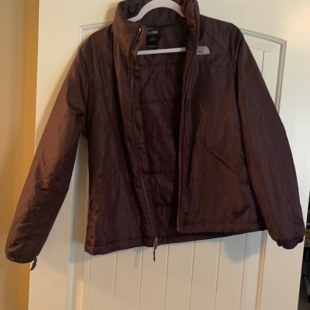 North Face Puffy Jacket Purple